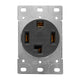 NEMA 14-30R Flush Mount Receptacle Dryer Outlet