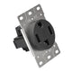 NEMA 14-30R Flush Mount Receptacle Dryer Outlet