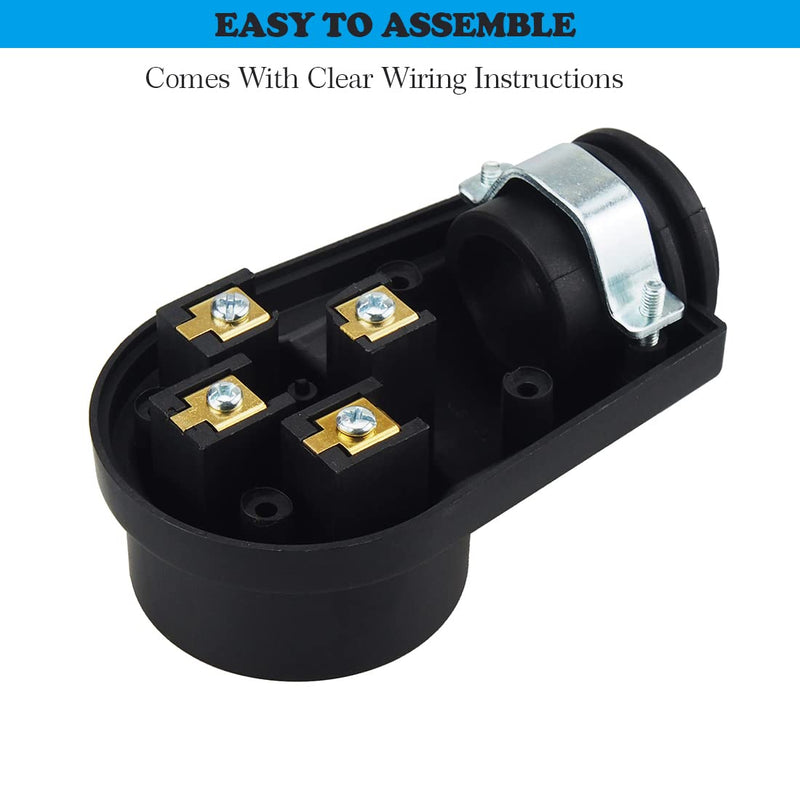 50 Amp RV Receptacle Female Replacement Plug-ED-508R