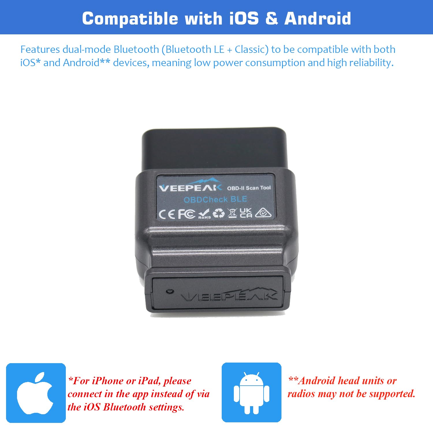 OBDCheck BLE – Veepeak