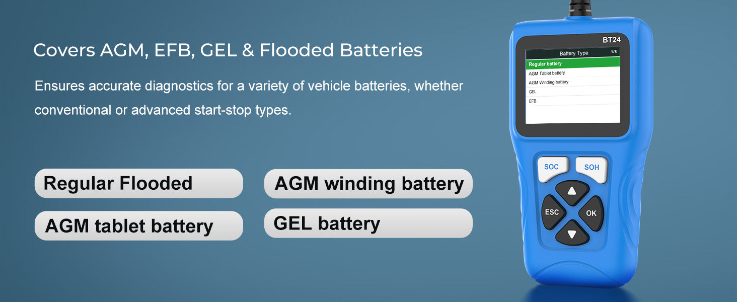 Supported Battery Types