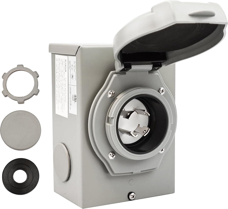 30 Amp Generator Inlet Box-RML1430PB – Veepeak